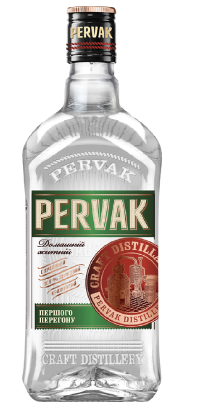 Горілка Первак Домашній Житній 40% 1 л